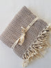 el patito towels and bathrobes turkish cotton towel 100% natural herringbone pattern blanket beige
