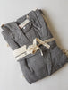 El Patito Towels & Bathrobes. Chevron_100% Cotton Bathrobes and morning robes. Unisex. Perfect gift idea black color