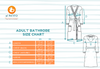 Plus Size 2XL & 3XL Robes - Nordic Series 100% Cotton Bathrobes
