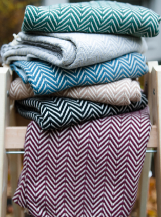 el patito towels and bathrobes scandinavian series herringbone pattern 100% cotton turkish towels blankets colors