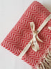 el patito towels and bathrobes 100% cotton fabric scandinavian series herringbone throw do it yourself home deco ideas ruby red color