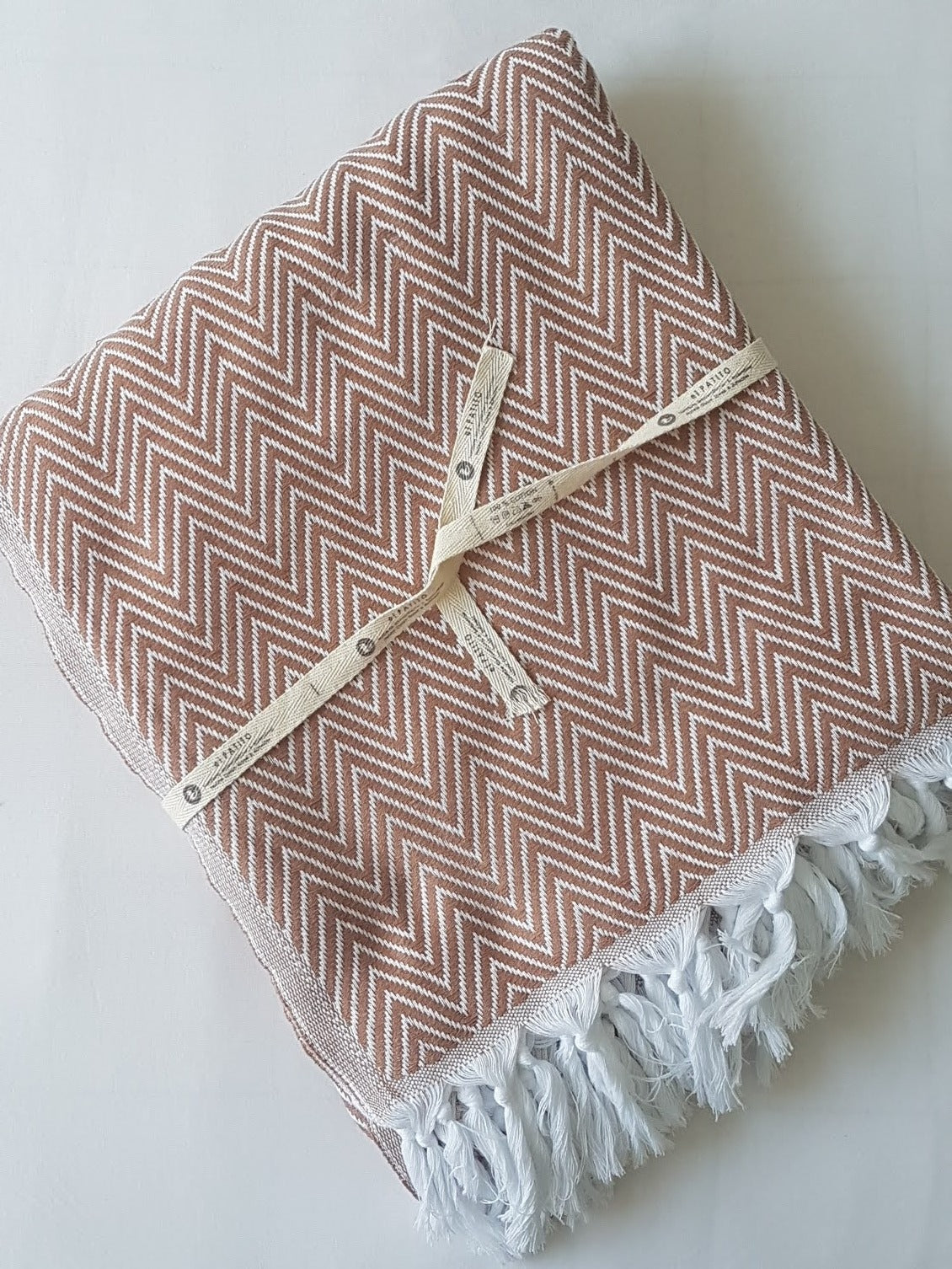 el patito towels scandinavian bedspread 100% natural cotton for king and queen size bed from turkish towel color latte rose gold