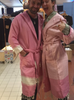 el patito towels and bathrobes 100% cotton bathrobes from Turkish towel contemporary series diamond throw couple robe set