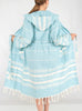 el patito towels and bathrobes traditional series striped model 100% turkish cotton towel bathrobe summer robe turquoise blue bademantel lightweight 