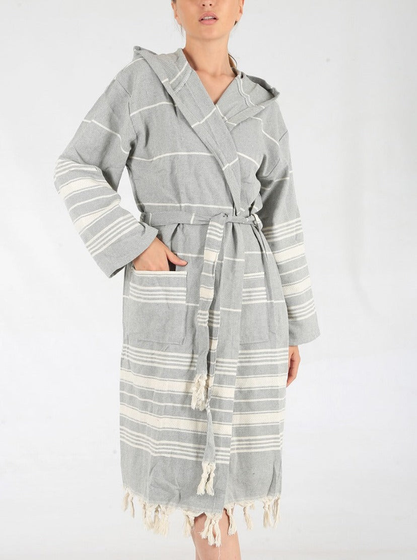 el patito towels and bathrobes traditional series 100% natural cotton robes bathrobes from turkish towels bridals bachelor party robes lighweight robes grey