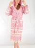 el patito towels and bathrobes traditional series 100% natural cotton robes bathrobes from turkish towels bridals bachelor party robes lighweight robes pink peach