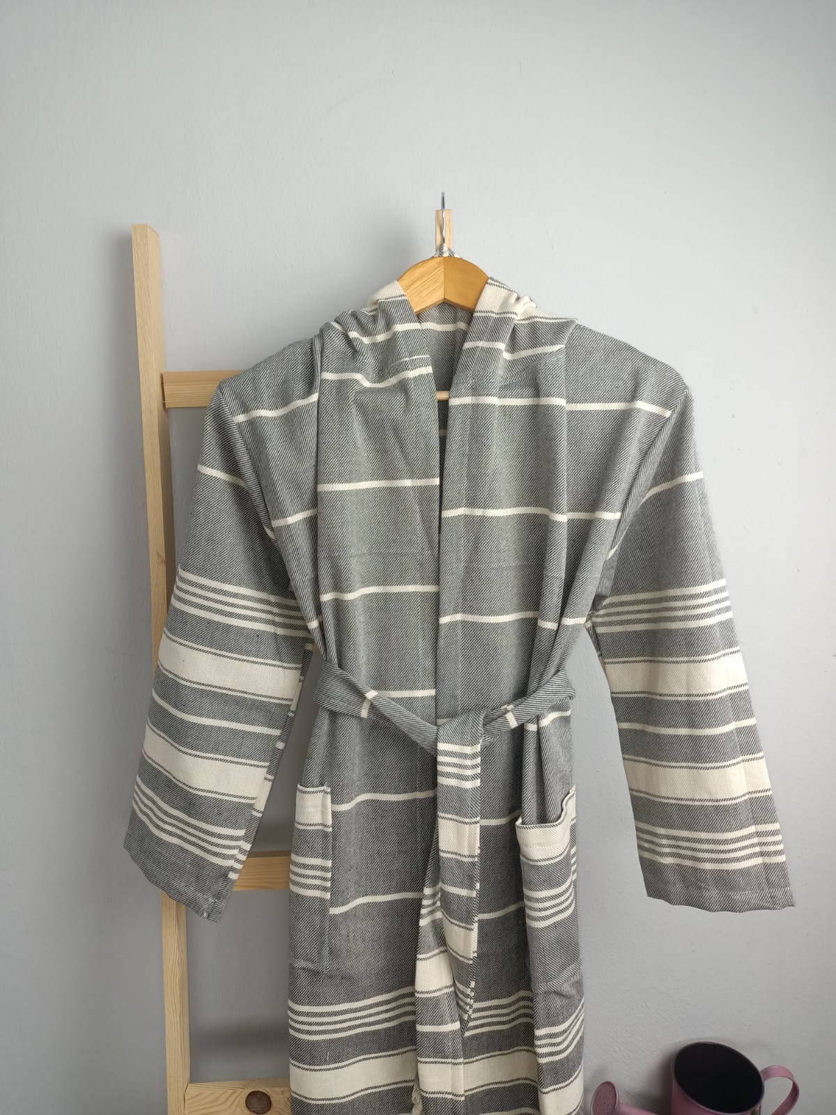 el patito towels and bathrobes traditional series striped model 100% turkish cotton towel bathrobe summer robe turquoise black bademantel lightweight 
