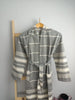 el patito towels and bathrobes traditional series striped model 100% turkish cotton towel bathrobe summer robe turquoise black bademantel lightweight 