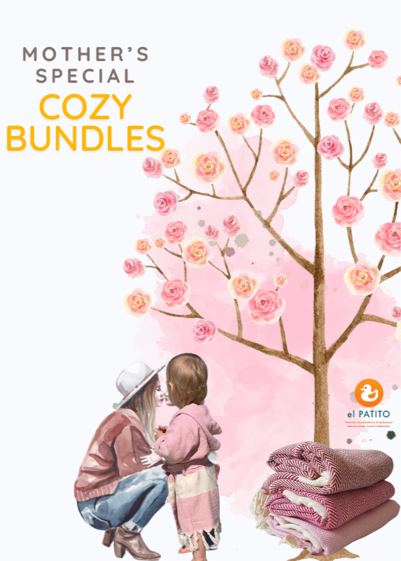 el patito towels and bathrobes 100% cotton bathrobes from Turkish towel nordic series diamond throw kid mom baby mom robe set