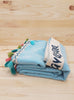 el patito towels bathrobes handmade savasana yoga blankets turquoise