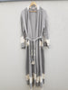 Load image into Gallery viewer, el patito towels and bathrobes extra long robe grey special size