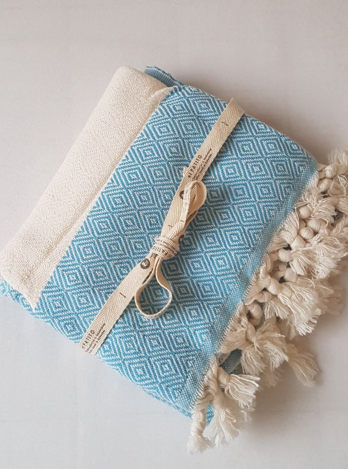 el patito towels and bathr'obes nordic series 100% natural cotton turkish towels garage sale diamonds throw blue towel
