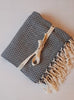 el patito towels and bathrobes small diamonds throw scandinavian series blanket 100% natural cotton turkish towels black