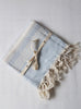 el patito towels and bathrobes 100% natural cotton turkish towel lightweight hammam towel baby blue