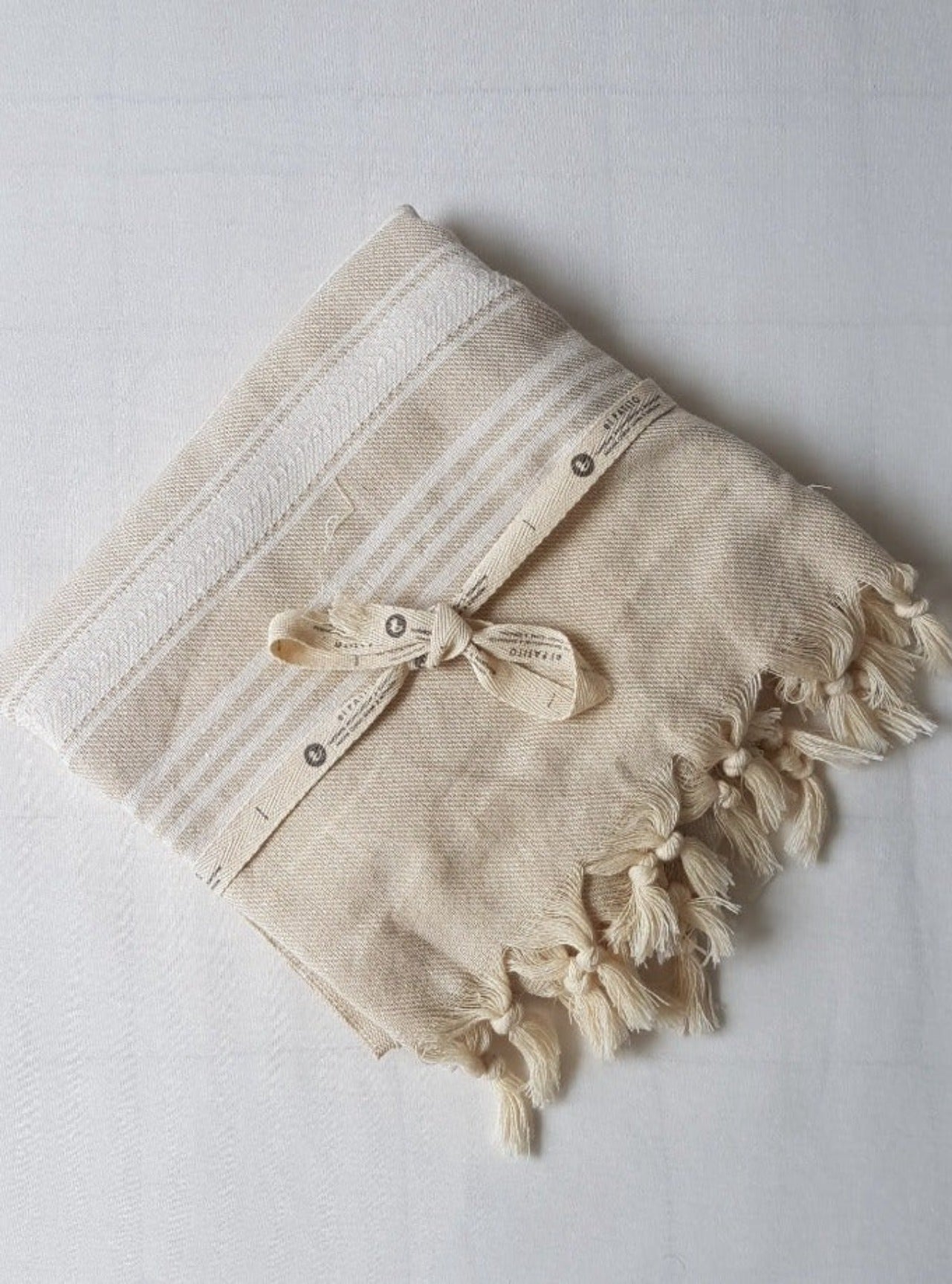 el patito towels and bathrobes 100% natural cotton turkish towel lightweight hammam towel cream