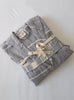 el patito towels and bathrobes traditional series striped model 100% cotton bathrobe robe gray 