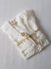 el patito towels and bathrobes traditional series striped model 100% turkish cotton towel bathrobe summer robe brilliant white bridal shower robe bridesmaids gifts