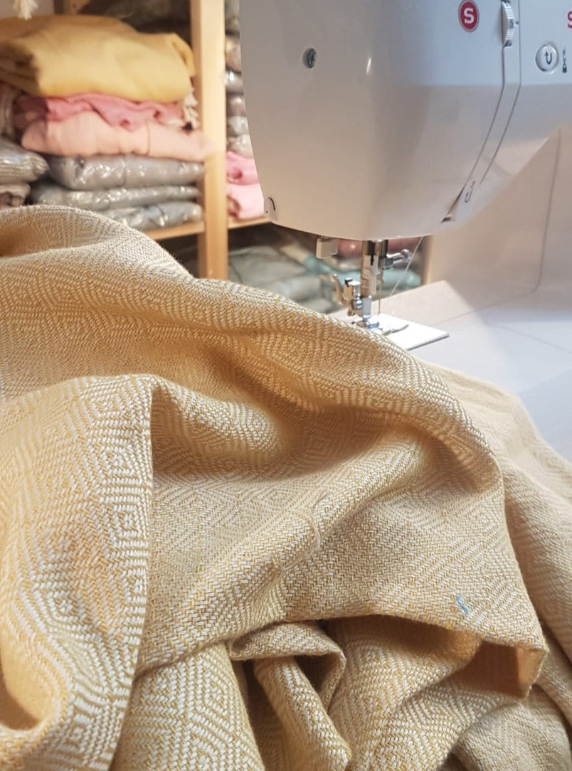 el patito towels and bathrobes fabric by meter 100% cotton contemporary series diamonds throw diy home deco
