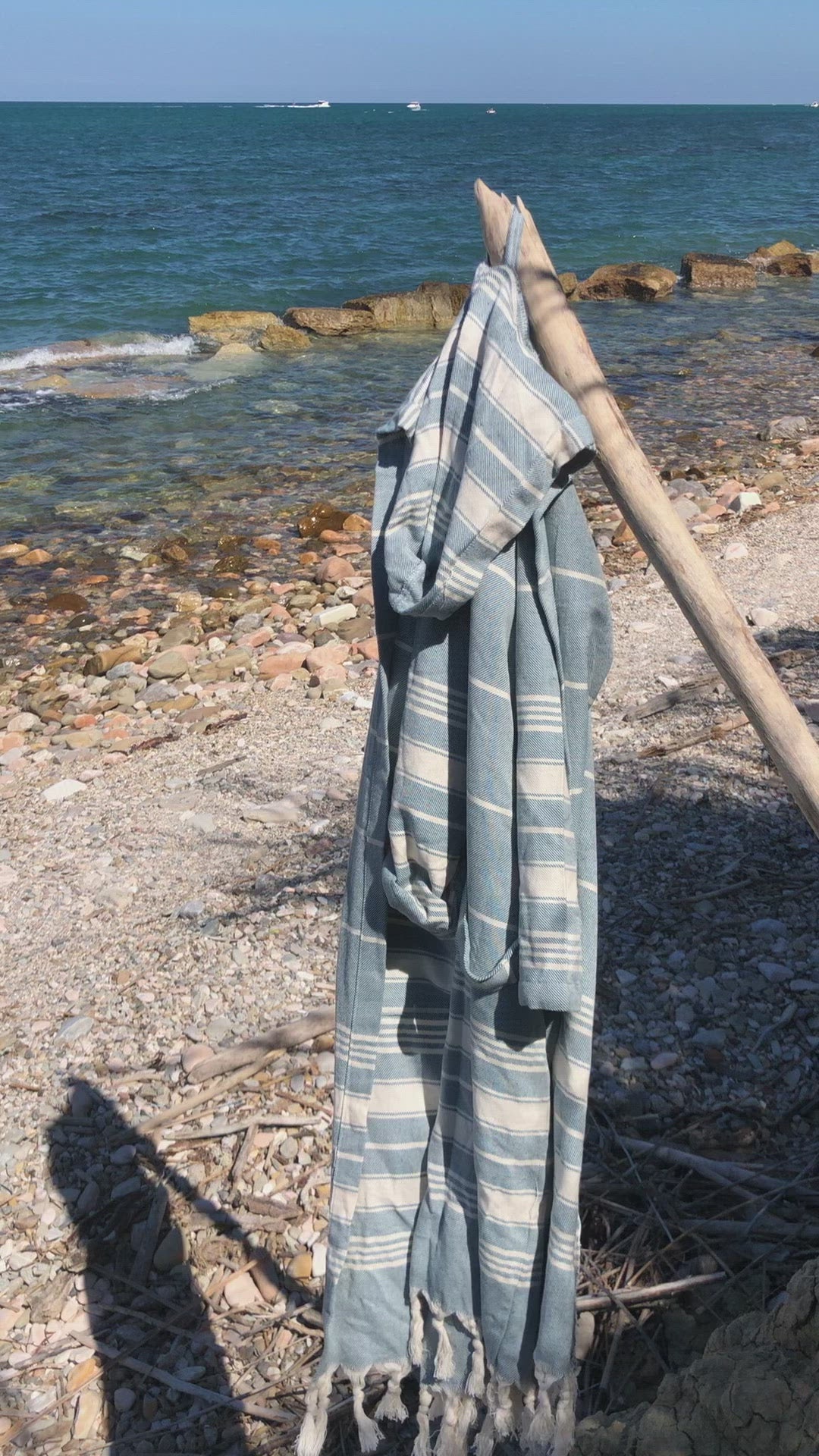 el patito towels and bathrobes traditional series striped model 100% turkish cotton towel bathrobe summer robe