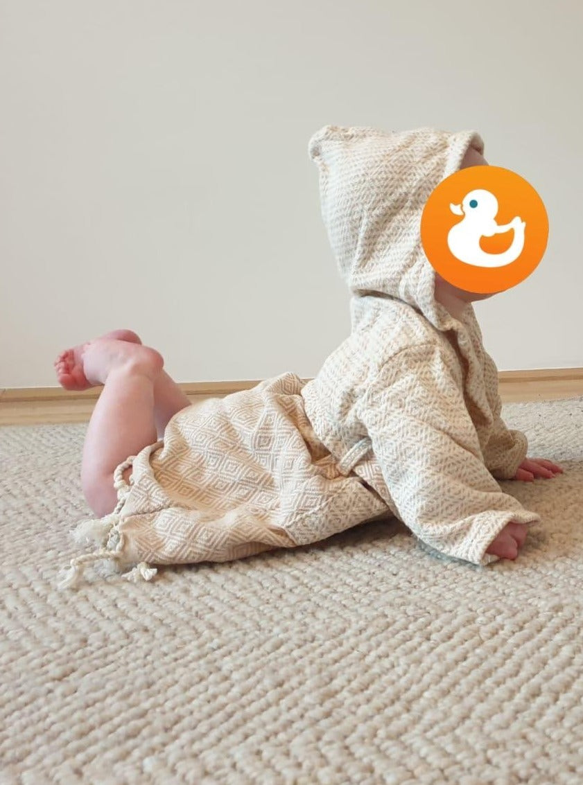 El Patito Towels & Bathrobes_ Nordic Series_ Toddler, newborn , kids bathrobes, hand-loomed