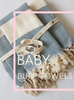 el patito towels and bathrobes contemporary series series 100% turkish cotton baby burp towel petrol
