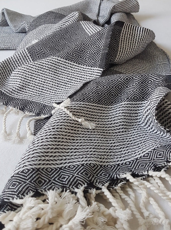 el patito towels and bathrobes nordic series blanket single bed picnic concert blanket 100% natural turkish cotton