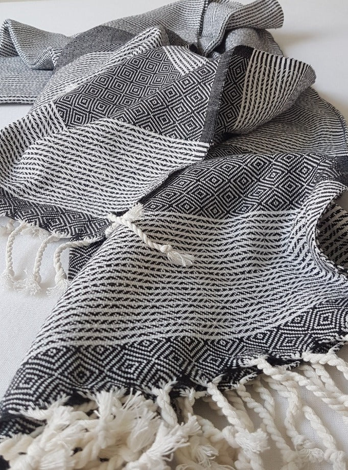 el patito towels and bathrobes nordic series sofa couch throw big size blanket 100% natural turkish cotton hand loomed handwoven