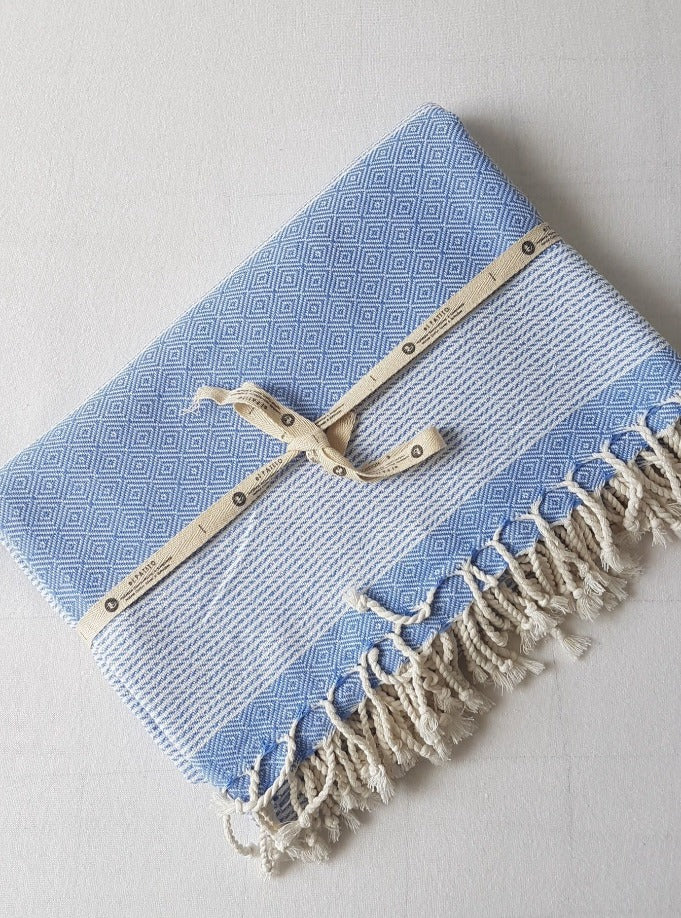 el patito towels and bathrobes nordic series single bedspread blanket bed throw 100% natural turkish cotton hand loomed hand woven blankets