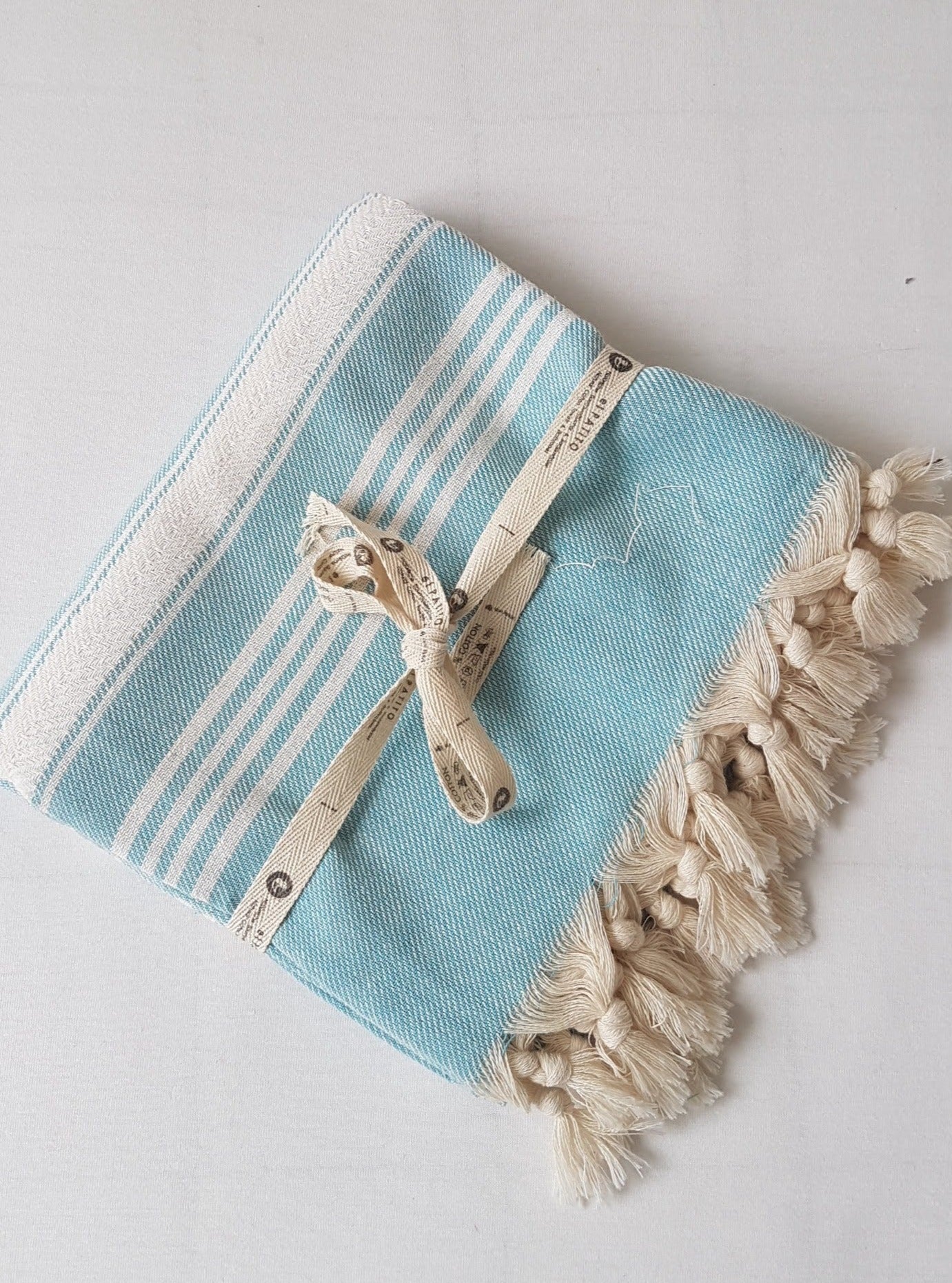 ElPatitoTowels_TraditionalSeries_Beach towel, traveltowel, Less space towel alternative, Turkish towel, striped