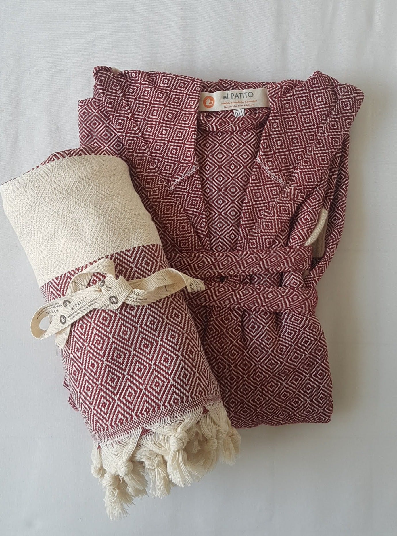 el patito turkish towels and bathrobes natural cotton pestemal hammam towels burgundy bordo
