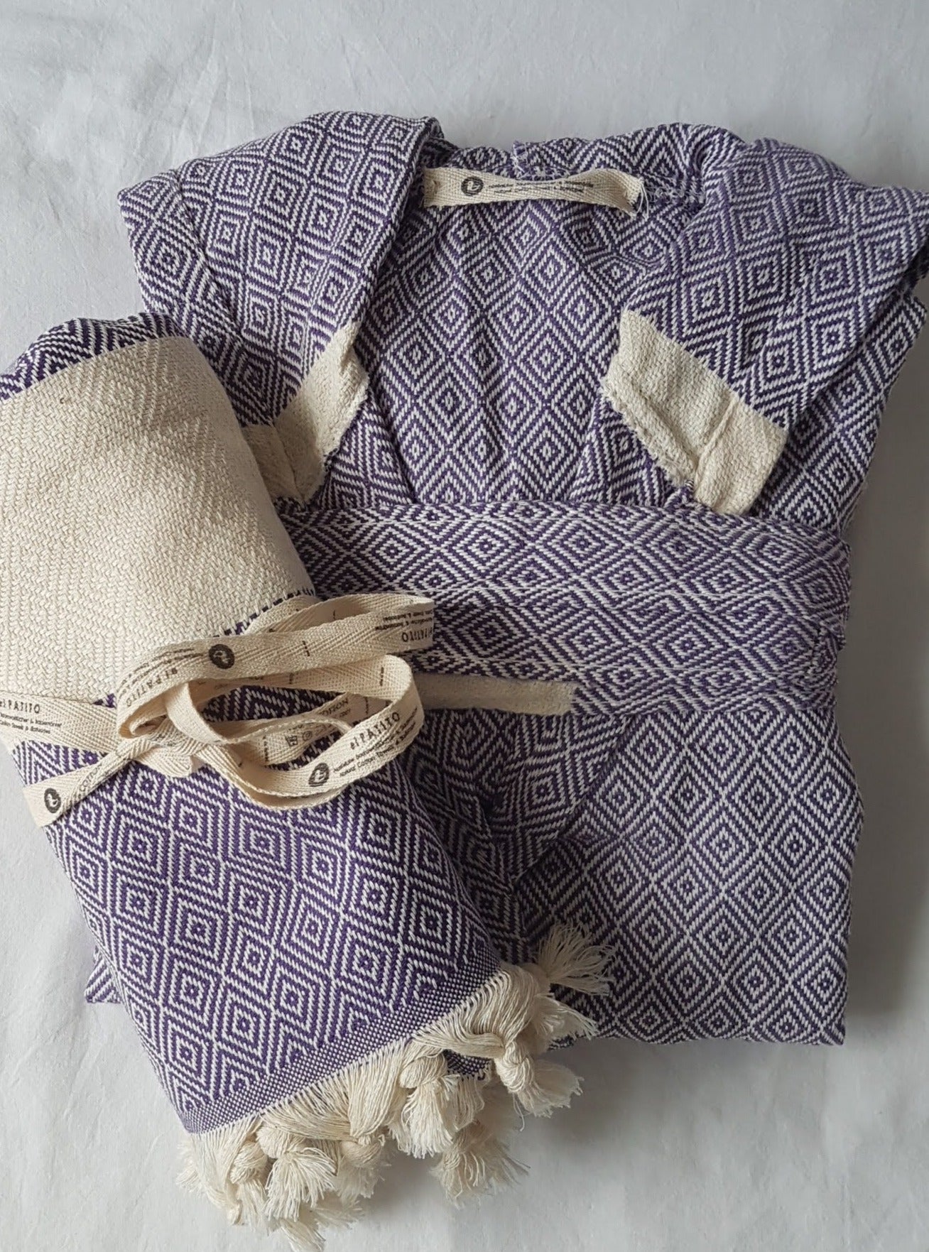 el patito turkish towels and bathrobes natural cotton pestemal hammam towels purple violet