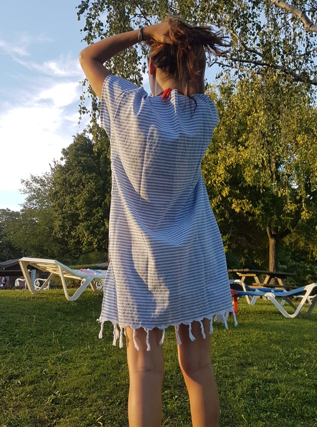 Summer Dress, Handmade -100% Cotton