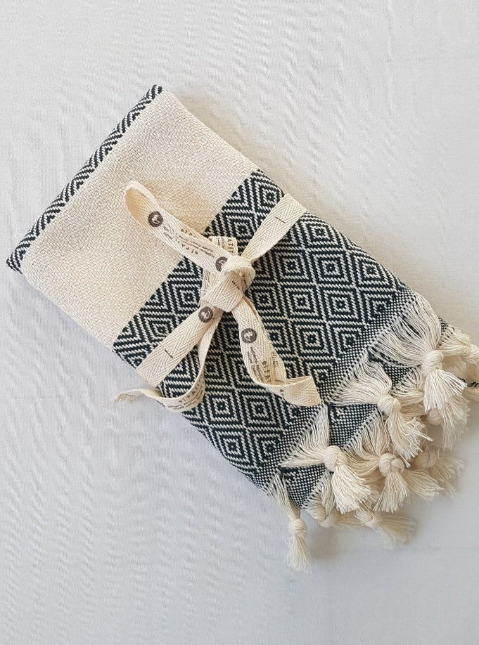 el patito towels and bathrobes 100% natural cotton turkish towels hand towels size 45 x 90 cm 18'' x 35" forest green
