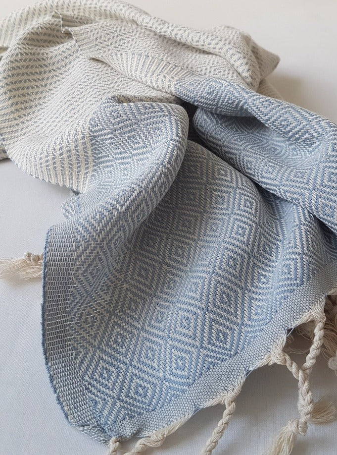 el patito towels and bathrobes 100% natural cotton turkish towels bath towels size 100 x 180 cm 39'' x 71"  nordic series royal blue