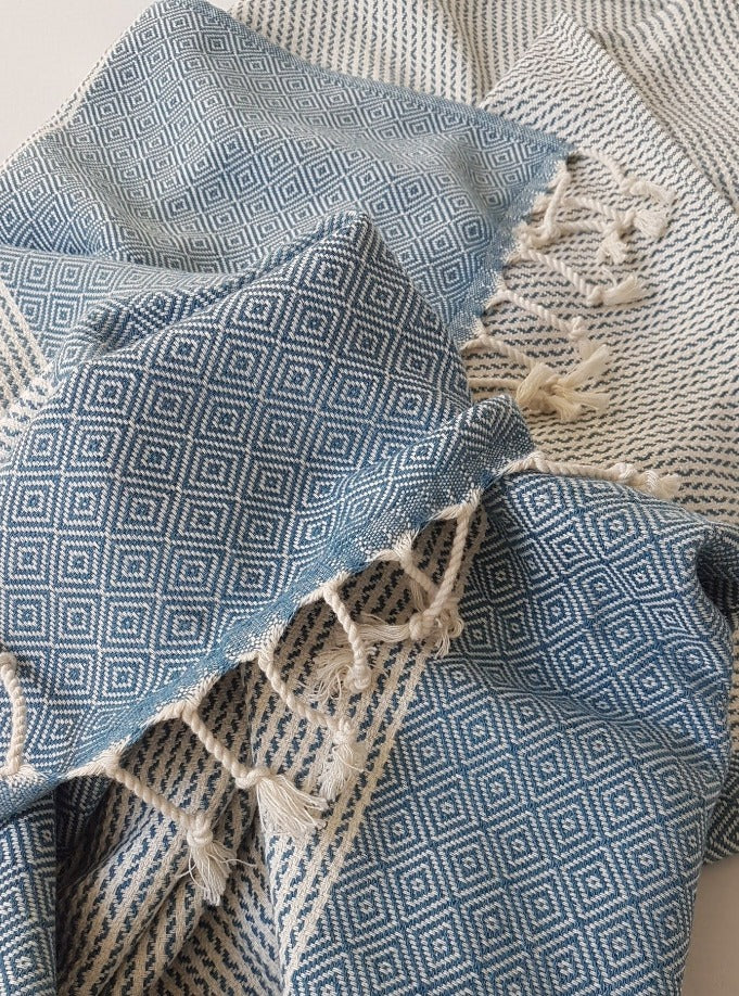 el patito towels and bathrobes 100% natural cotton turkish towels bath towels size 100 x 180 cm 39'' x 71"  nordic series petrol