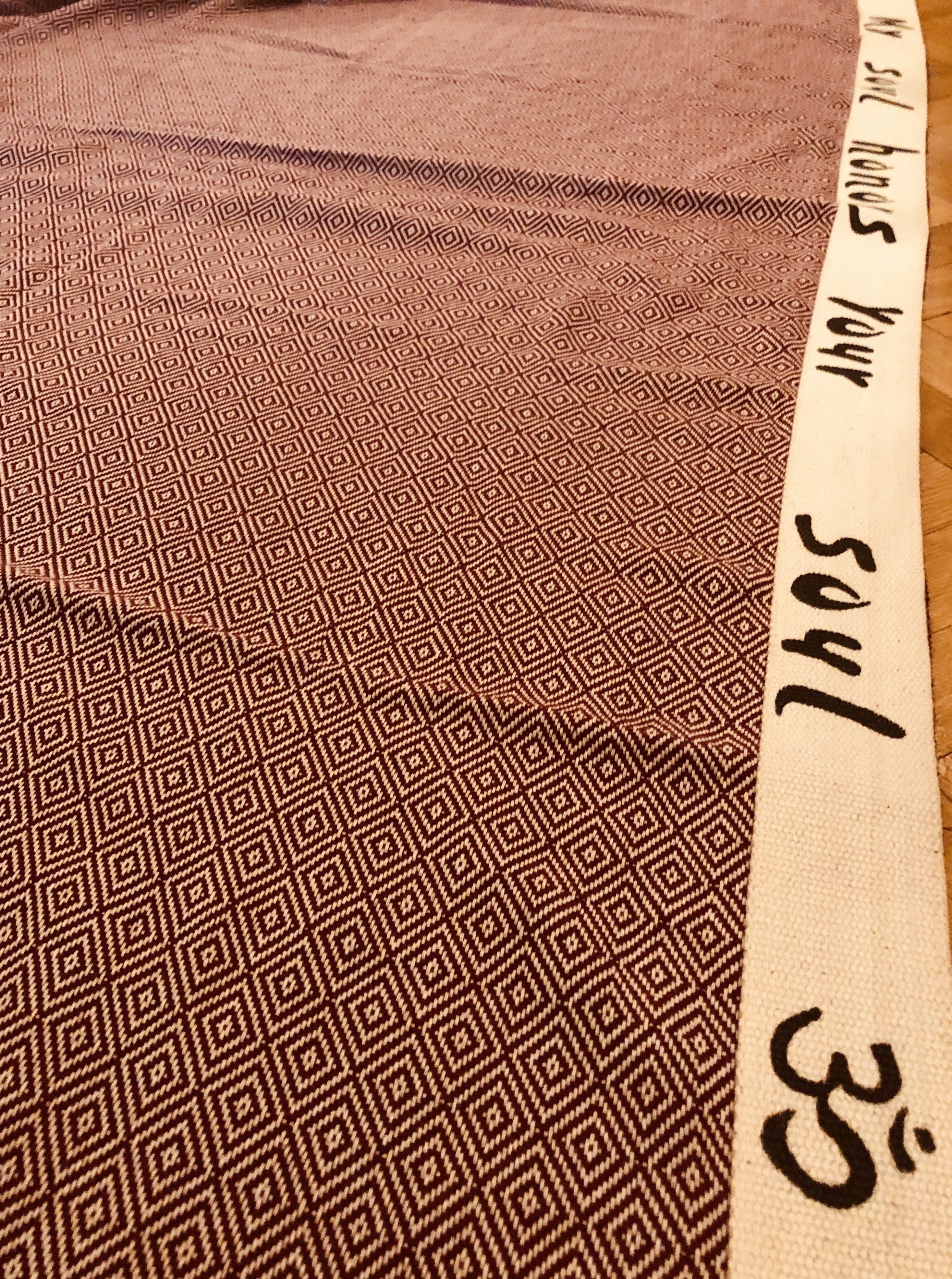el patito towels bathrobes hand made shavasana yoga meditation blanket bordo