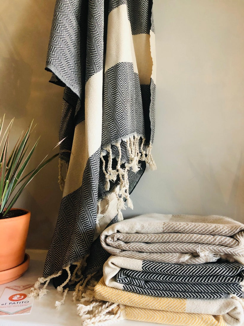 el patito towels and bathrobes chevron robes arrow pattern 100% natural turkish cotton machine washable gift ideas
