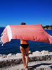 Travel & Beach Towels Alternative - Contemporary Series 100% Natural Turkish Cotton