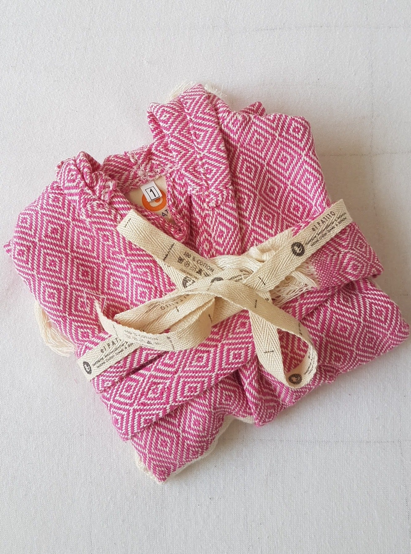 el patito towels and bathrobes turkish cotton bathrobes kids robe bademantel 100% natural cotton pink