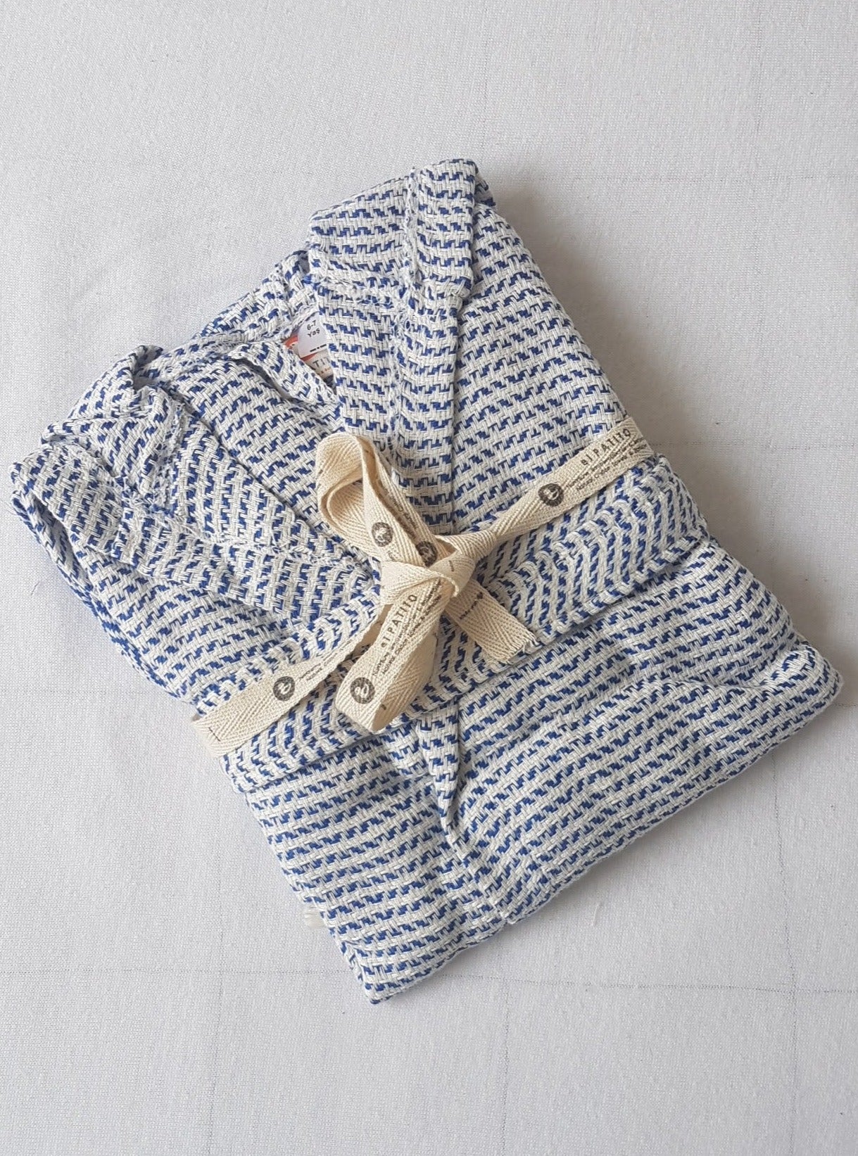 el patito towels and bathrobes 100% turkish cotton bathrobes kid robes nordic series bademantel blue