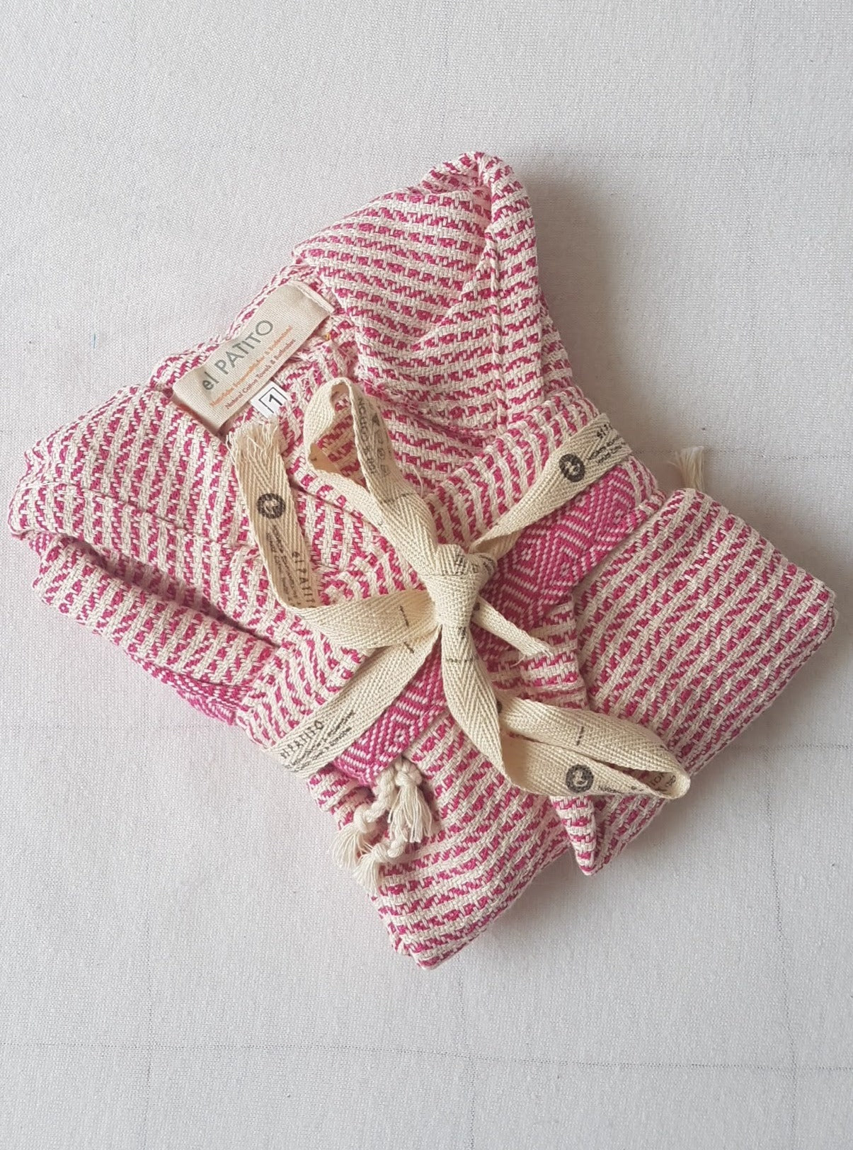 el patito towels and bathrobes 100% turkish cotton bathrobes kid robes nordic series bademantel pink