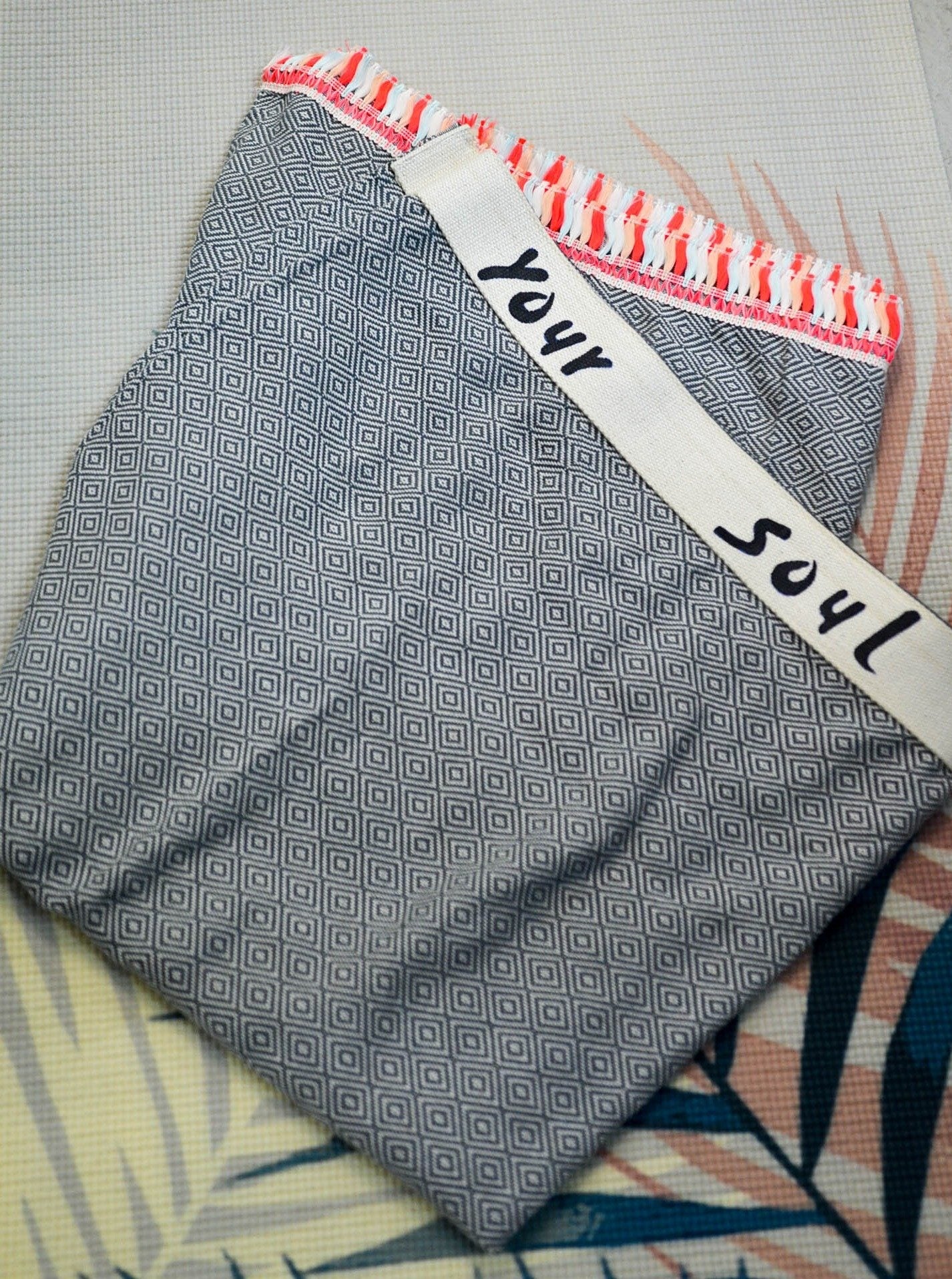 el patito towels bathrobes handmade shavasana yoga blankets grey